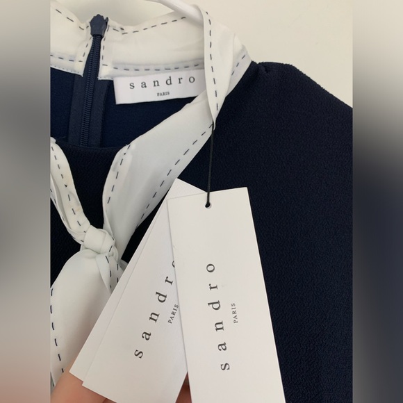 Sandro Ghalia front tie dress NWT - Picture 7 of 13